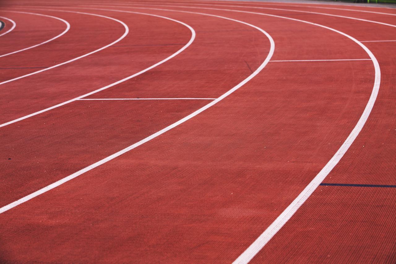 Athletics Running Track Royalty-Free Stock Photo Athletics Running Track Royalty-Free Stock Photo