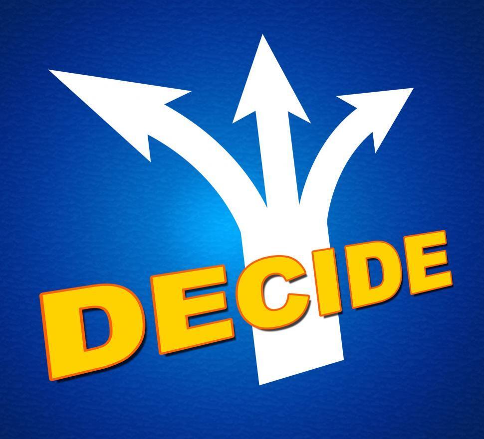 Make choice, decision concept. A young woman makes a choice, thinks ... Make choice, decision concept. A young woman makes a choice, thinks ...