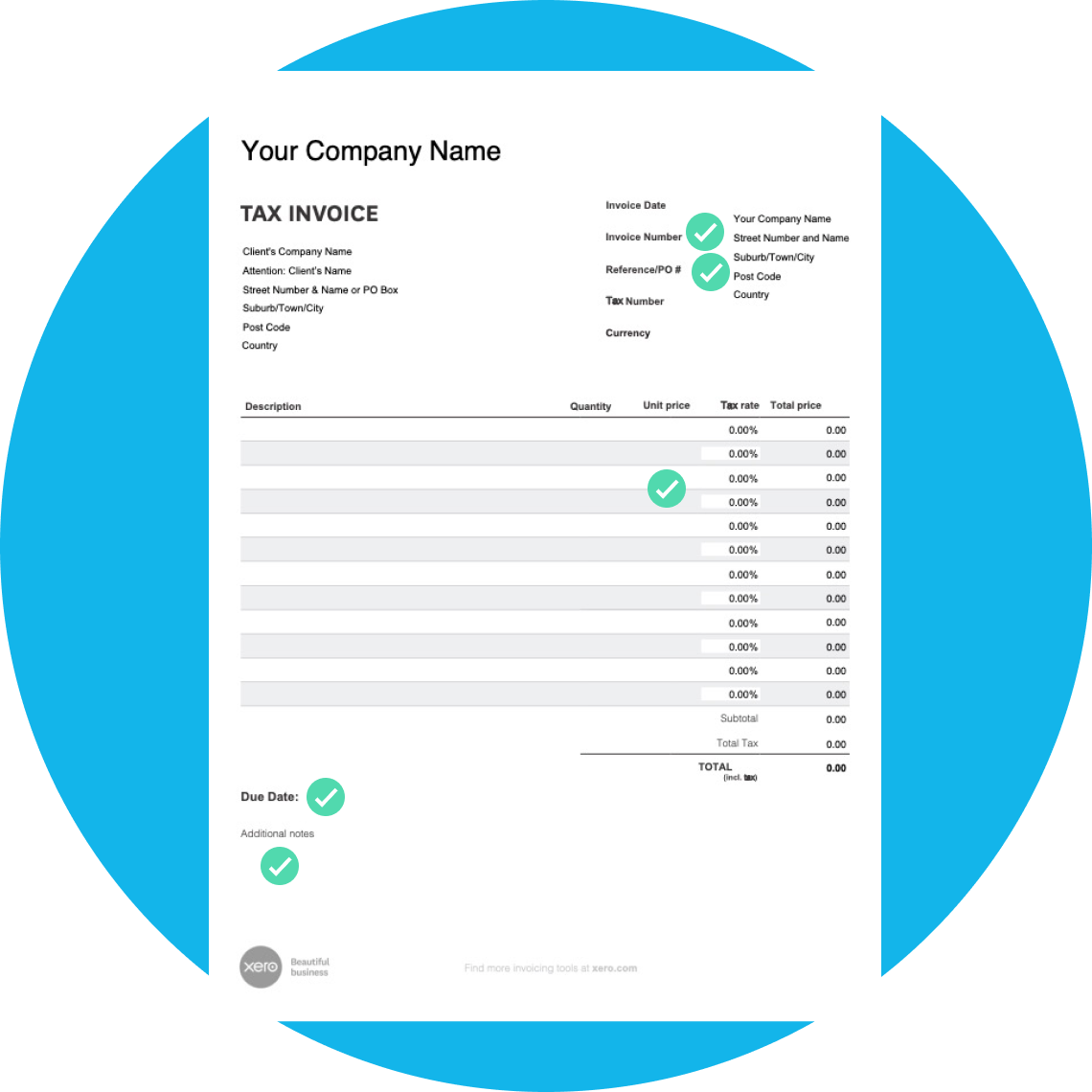 Invoice Template - Free Download | Australia Invoice Template - Free Download | Australia